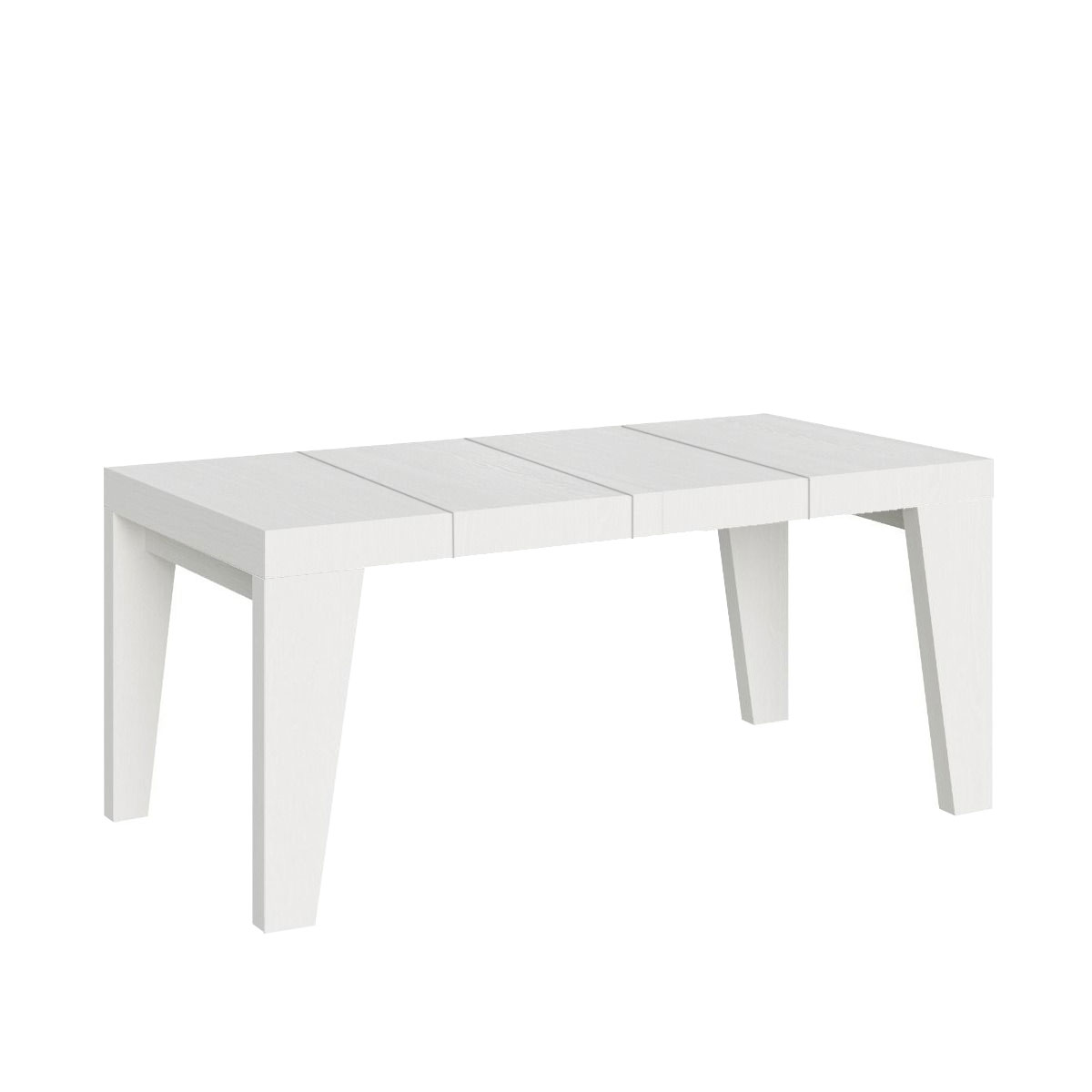 Mesa extensible 140/400x90 cm Naxy Premium fresno blanco - Itamoby