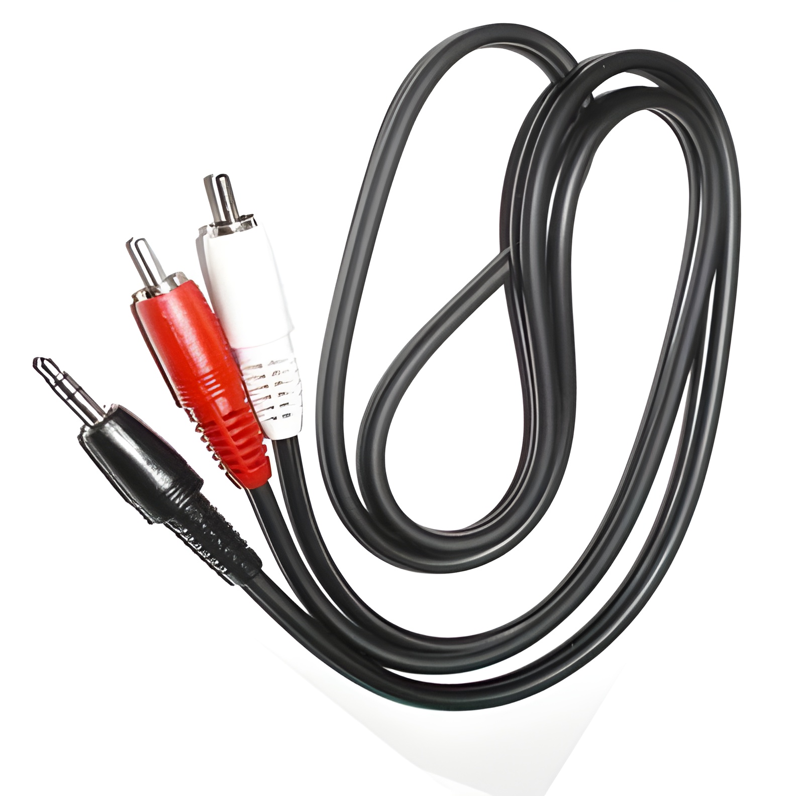 Equip Cable Audio Mini Jack 3.5mm Macho a 2 RCA Macho 2.5m Conector Estéreo Calidad Estándar