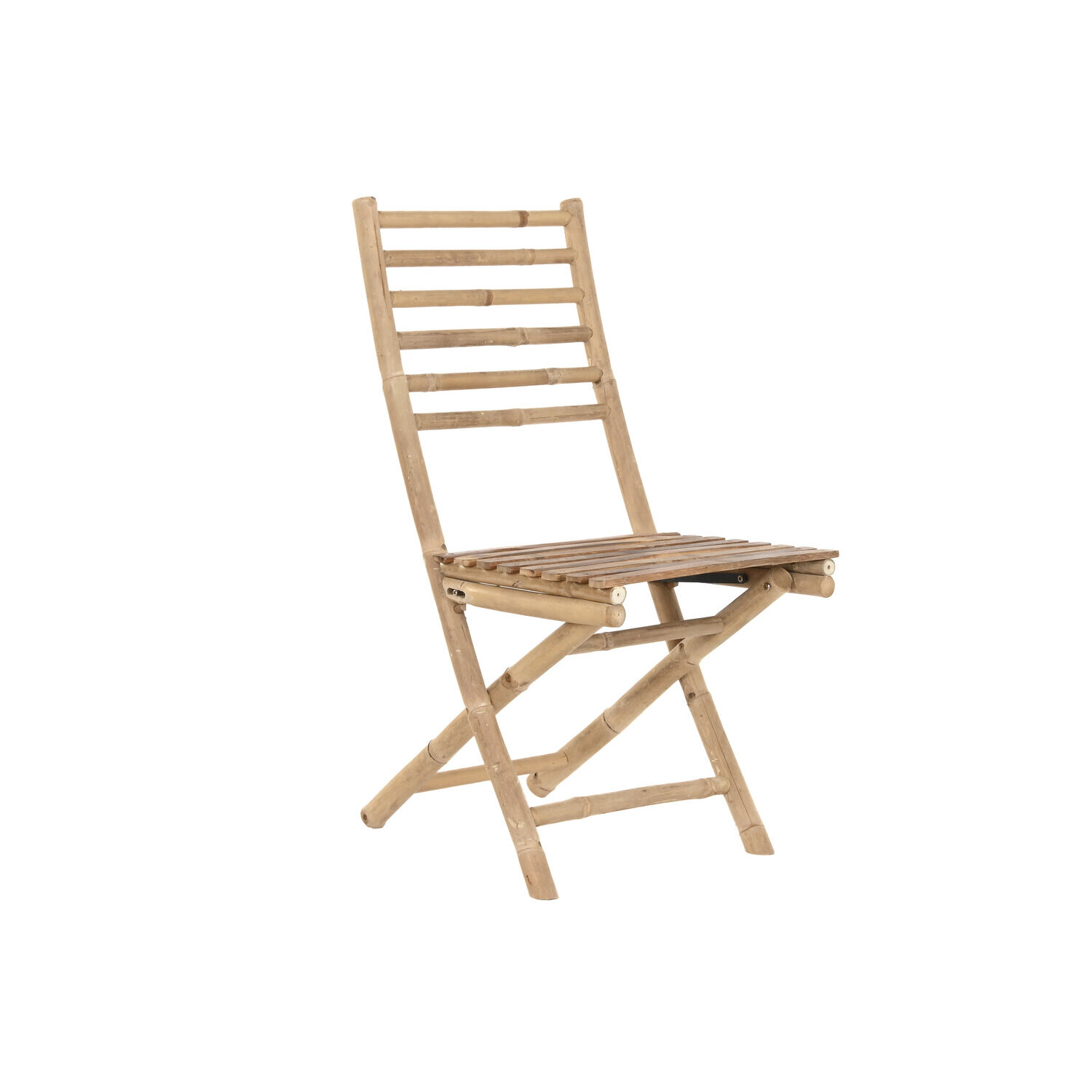 Silla bambu 45x55x95 plegable marron , El mejor complemento para tu hogar.