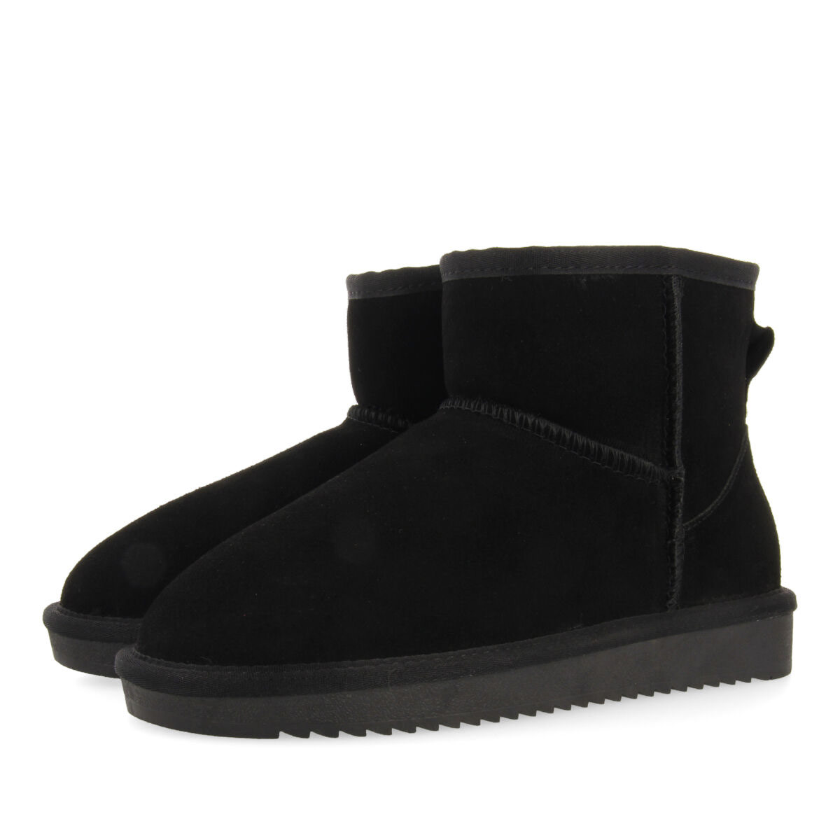 Gioseppo Botas Australianas Negras de Caña Media para Mujer - Gilliam