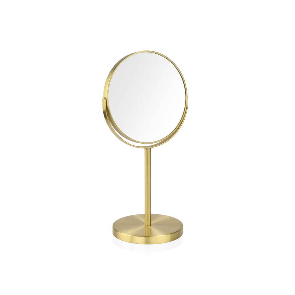 ANDREA HOUSE - Escobilla de baño de Metal Dorado Mate Ø9x40'5cm