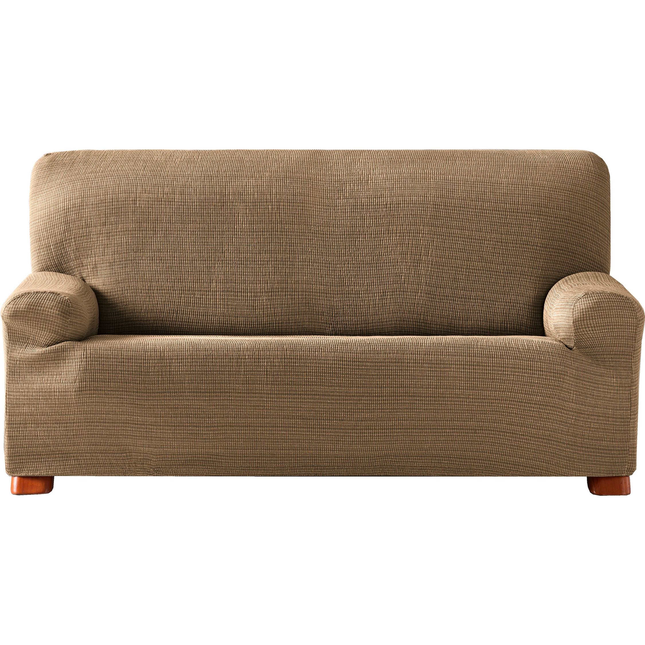 EYSA - Funda de Sofá Elástica 3 Plazas Tejido Jacquard Tacto Extrasuave  - Funda Sofá con Banda Elástica para Ajuste Perfecto - Funda Sofá 100% Made in Spain