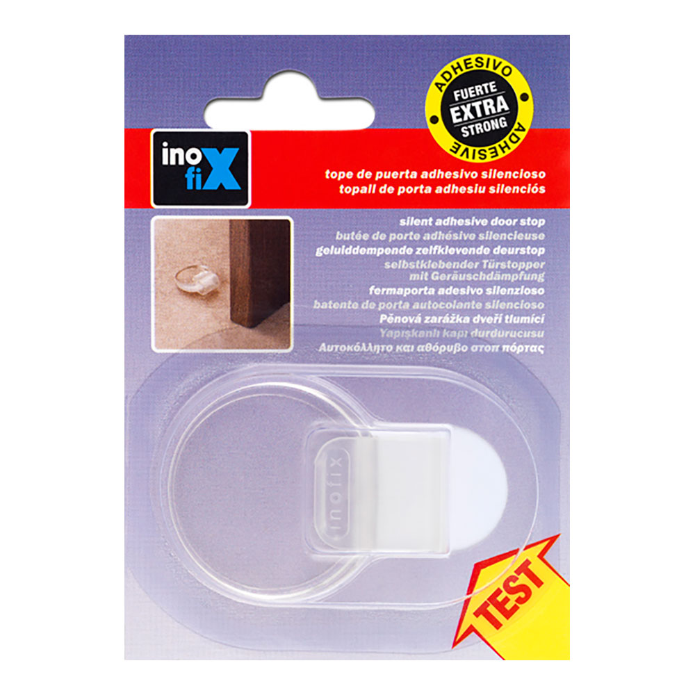 tope adhesivo transparente silencioso (blister) inofix