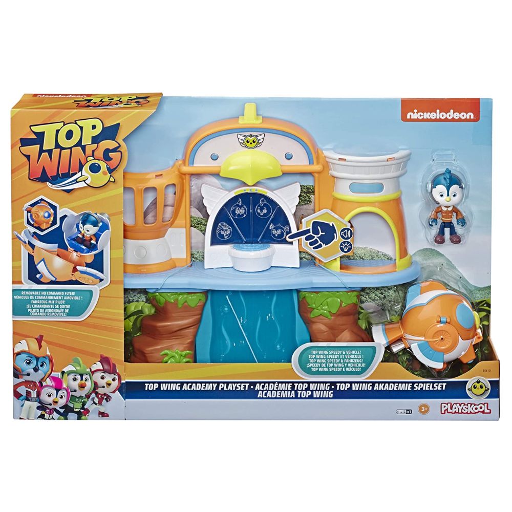 Academia TOP WING con figura exclusiva de speedy y su vehículo