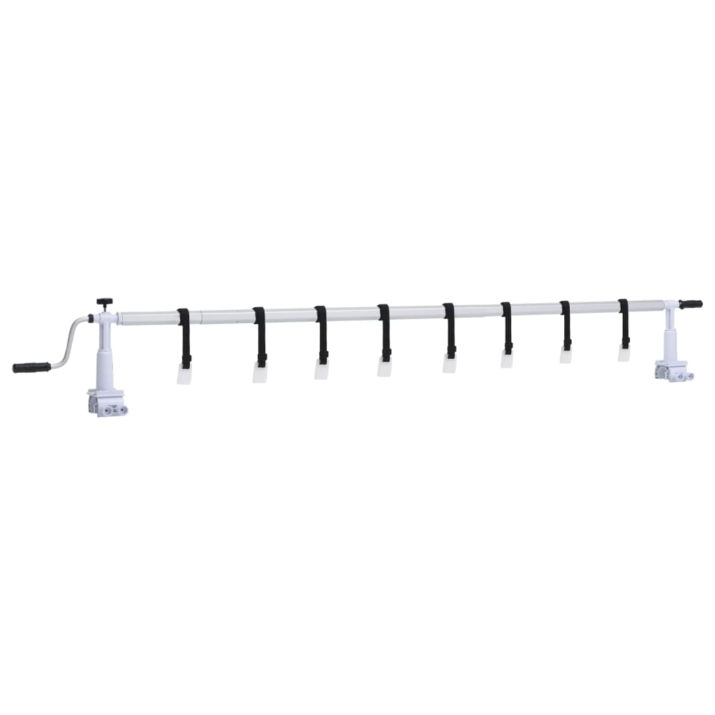 vidaXL Enrollacobertor de piscina con base de plástico