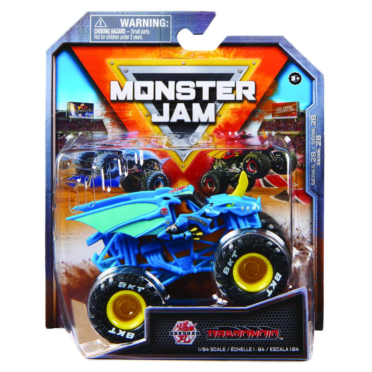 SPIN MASTER - SPIN MASTER - Monster Jam, camion monstruo Glaze Machine oficial, vehiculo de metal, escala 164, 6044941 juguetes para ninos a partir de 3 anos