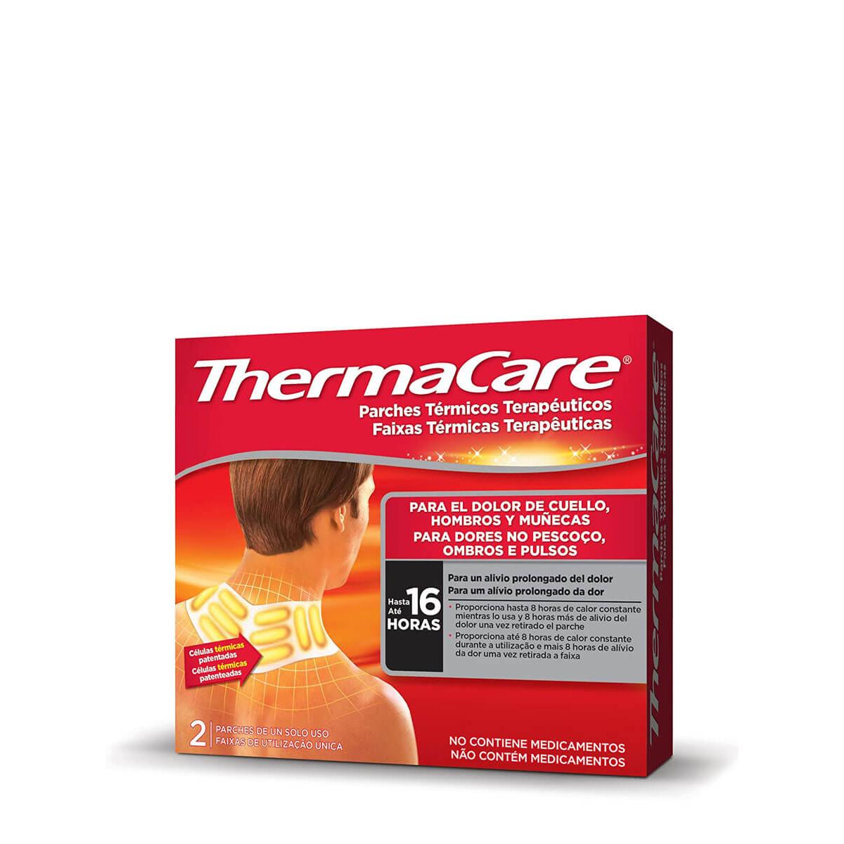 Thermacare parches térmicos cuello hombro 2 unidades