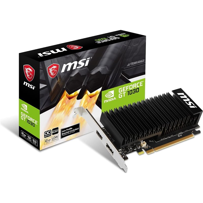 MSI GT1030 4GHD4 LP OC 4GB GDDR4 HDMI DP passiv