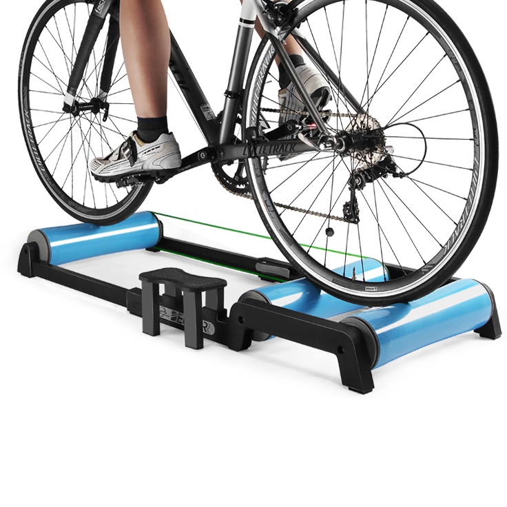 TRÉBOL ADVANCE Rodillo para Bicicleta Plegable para Interior del Hogar - Fácil Montaje y Funcionamiento