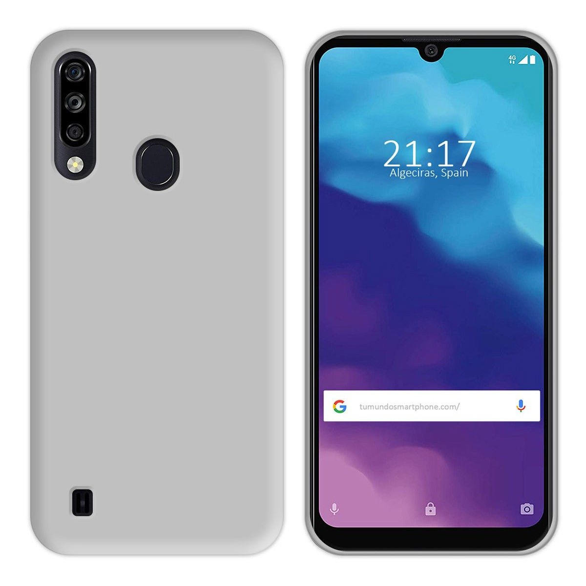 Tumundosmartphone Funda Silicona Gel TPU Transparente para Zte Blade A7 2020