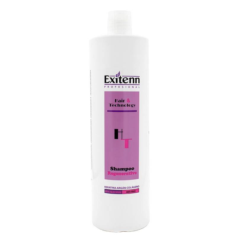 Exitenn - Exitenn hair technology regenerative champú 1000 ml, champú regenerador que aporta fuerza y brillo al cabello.