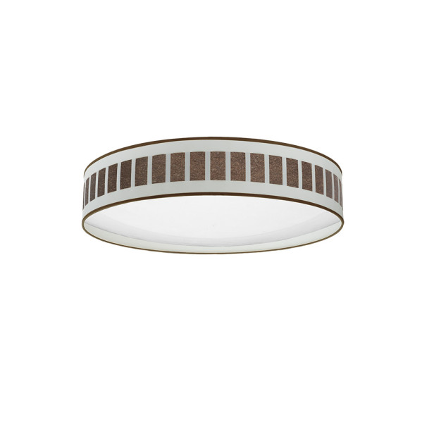 FABRILAMP Plafon 96w Ivanna Blanco-oxido 7488lm 3000k,4000k,6500k 14x60x60 Cm