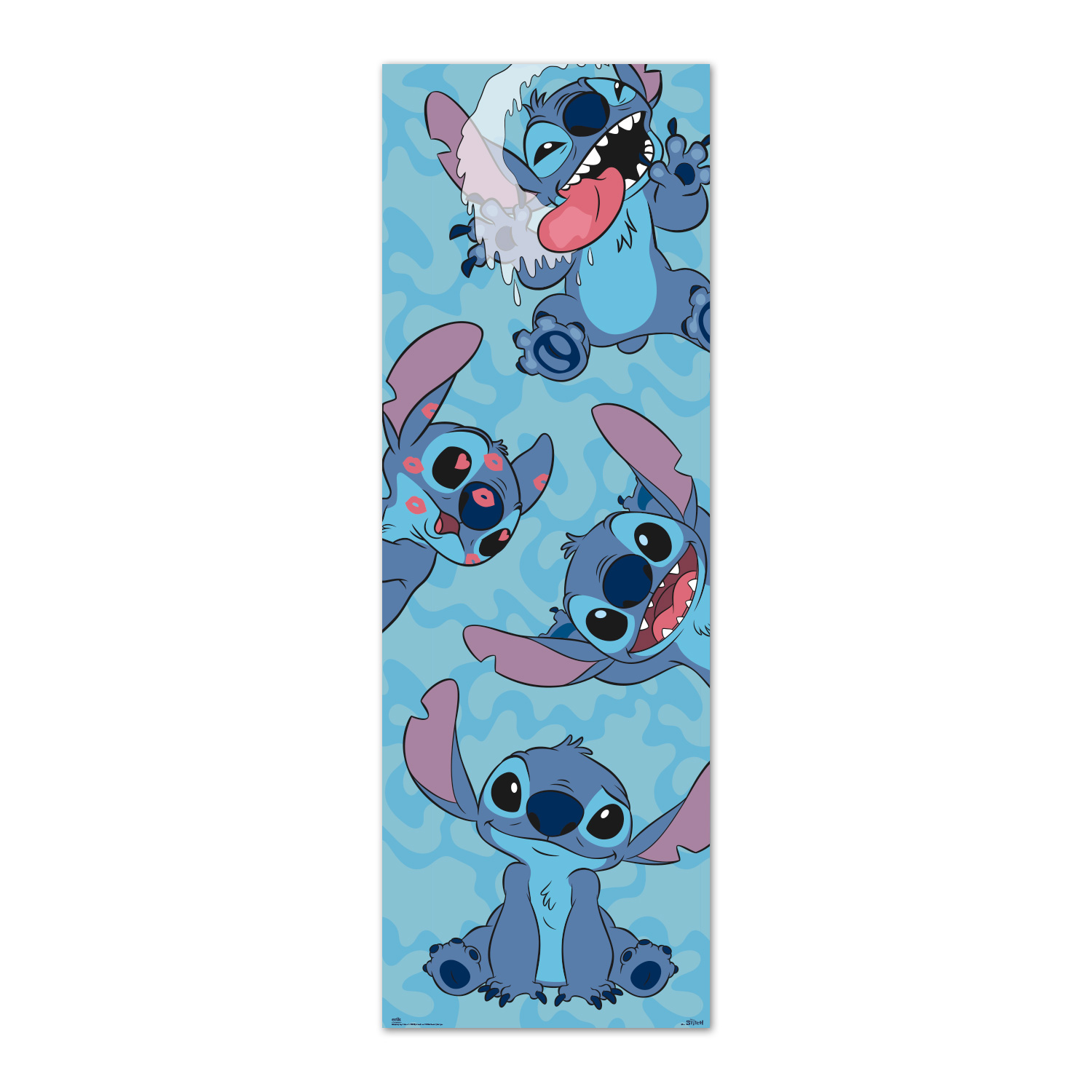 Grupo Erik Póster de Stitch de Disney - 53 x 158 cm / 20.8 x 62.2 Pulgadas - Se Envía Enrollado - Póster Artístico Genial Para Puertas