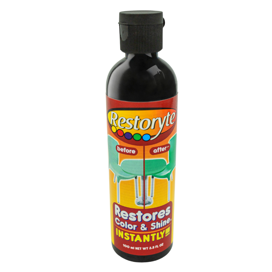 RESTORYTE Liquido limpiador y restaurador para muebles, autos, motos, Restaura y protege el Color original, Brillo de Todas las Superficies y Objetos, 100ml, Industex