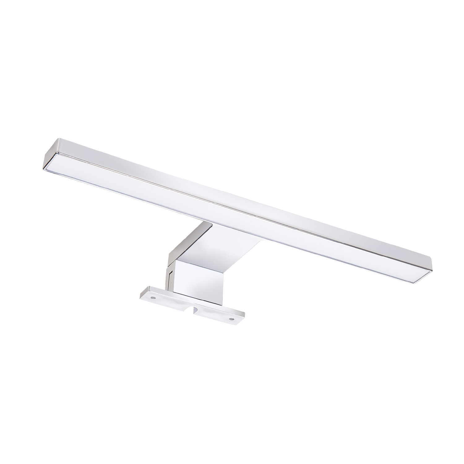 Ledkia Aplique Espejo Baño 5W Plata Carl - Diseño Moderno y Resistente a la Humedad