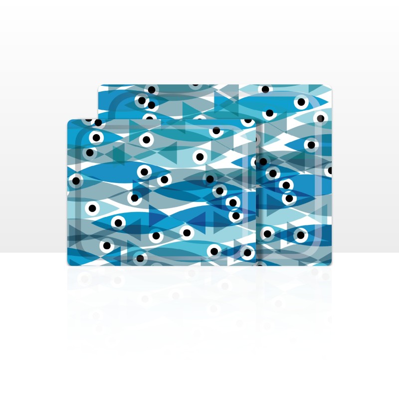 DON HIERRO - Set de 2 bandejas de servir, 42 x 29 cm y 48 x 37 cm, aptas para lavavajillas.-