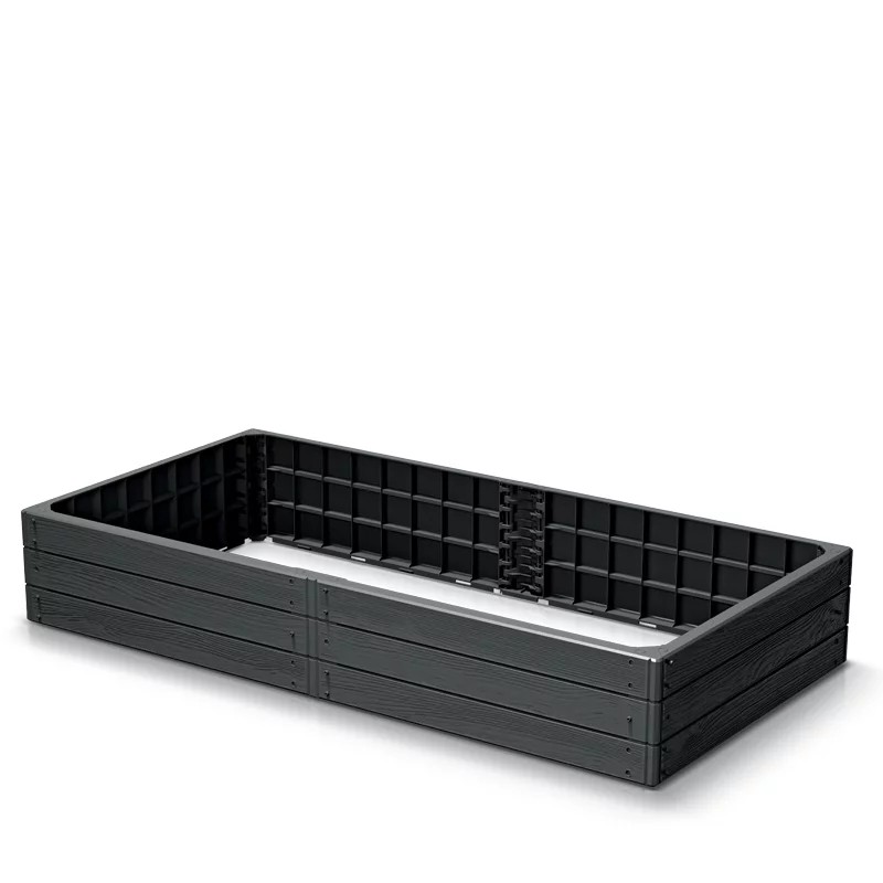 BASE WOODY IBWR PARA JARDÍN 1492X756X250MM - ANTRACITA - PP-IBWR