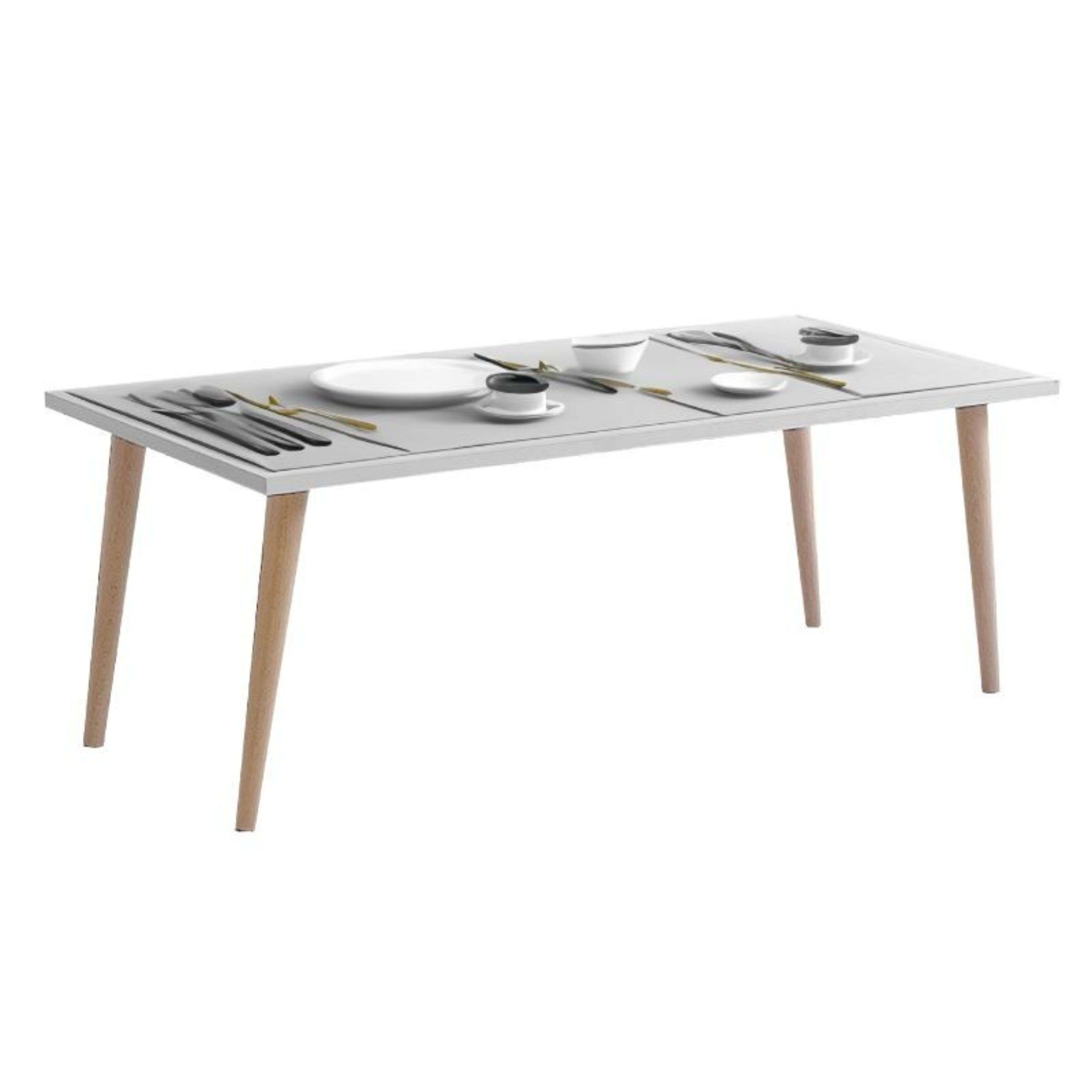 Miroytengo Mesa De Centro Couvet En Cambrian y Haya 90x40 cm Para Salón O Comedor