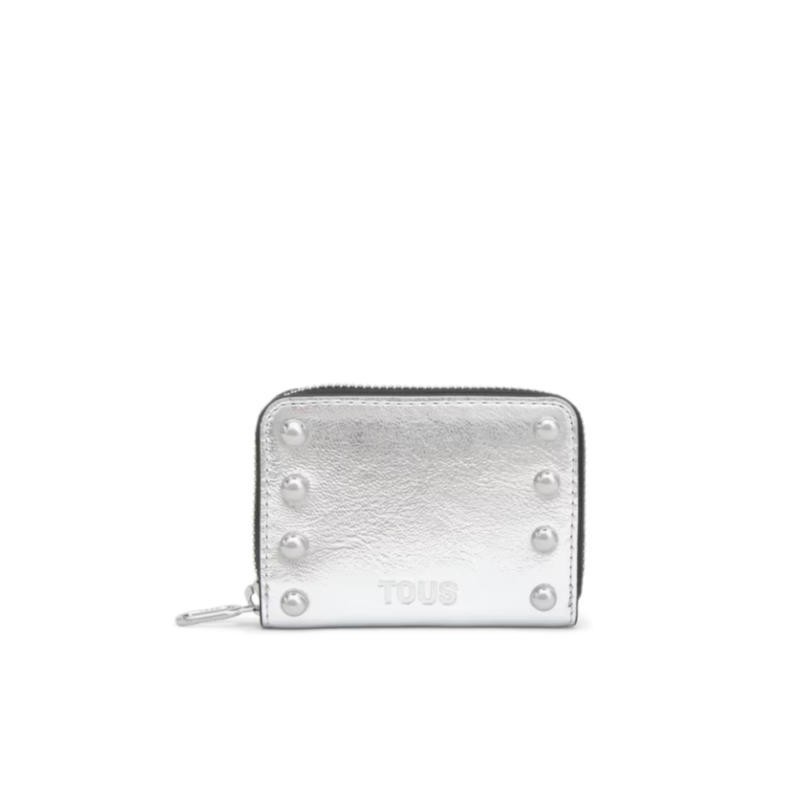 Monedero Plateado Tous 2002380655 Jewelry Studs  - Tachuelas y Cremallera