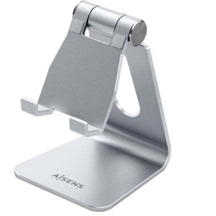 Soporte para Smartphone/Tablet Aisens MS1PM-081/ Plata