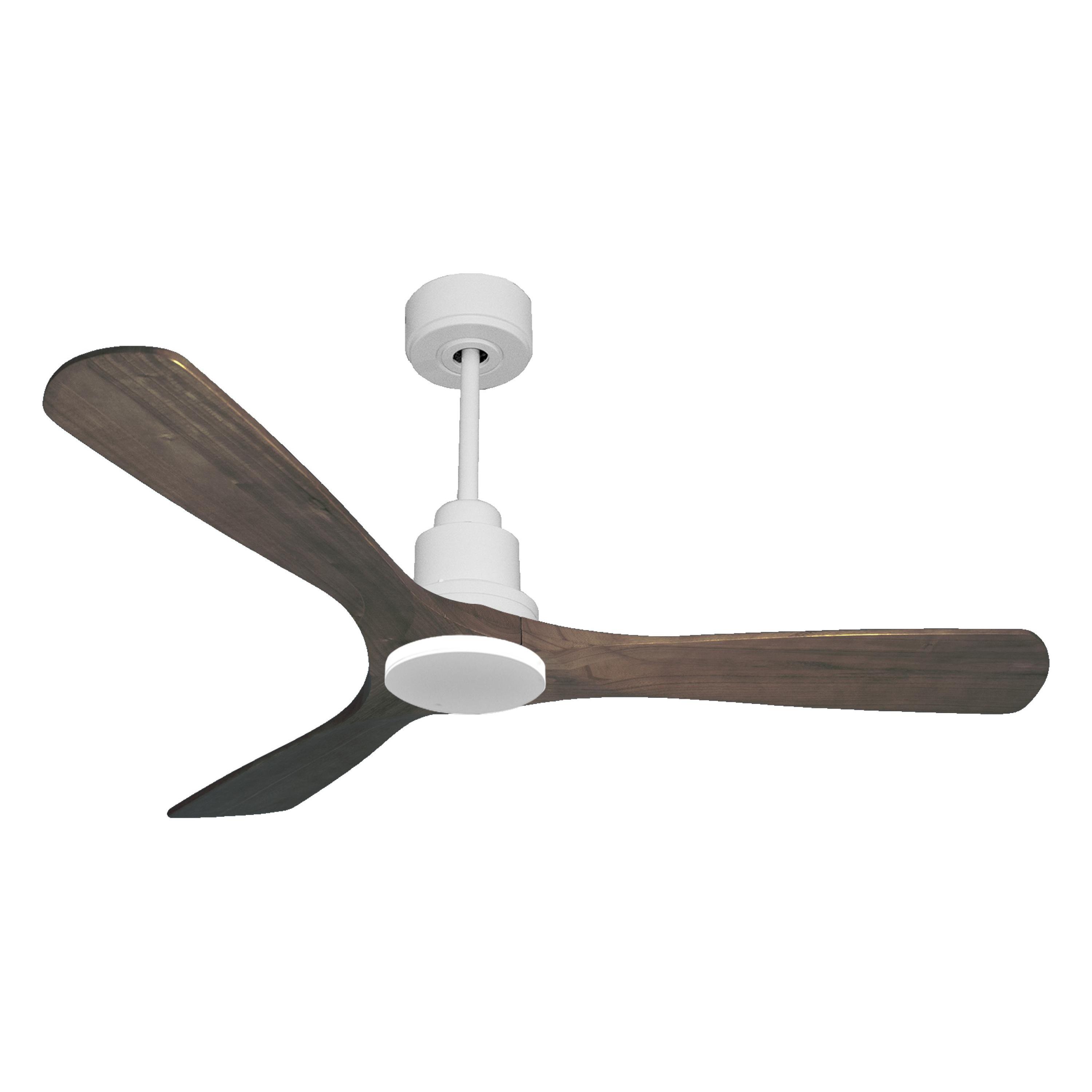 Ventilador de techo Reversible Termostato Wifi Motor DC Techos Inclinados Mando a Distancia Hypersilence Memoria