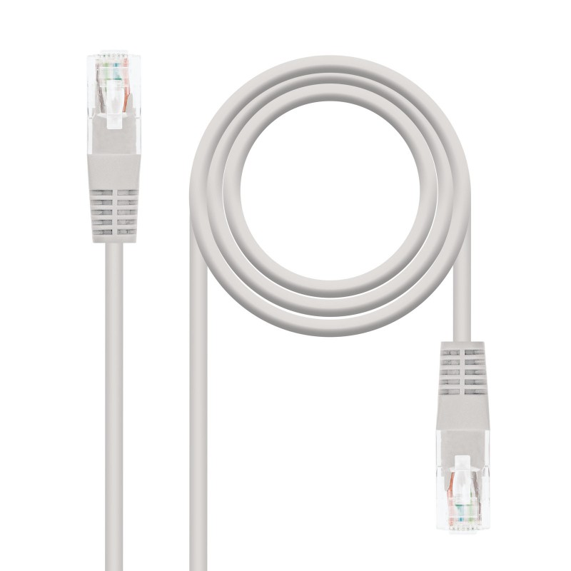 Nanocable - 10.20.1300 cable de red Gris 0,5 m Cat6 S/FTP (S-STP) 10.20.1300