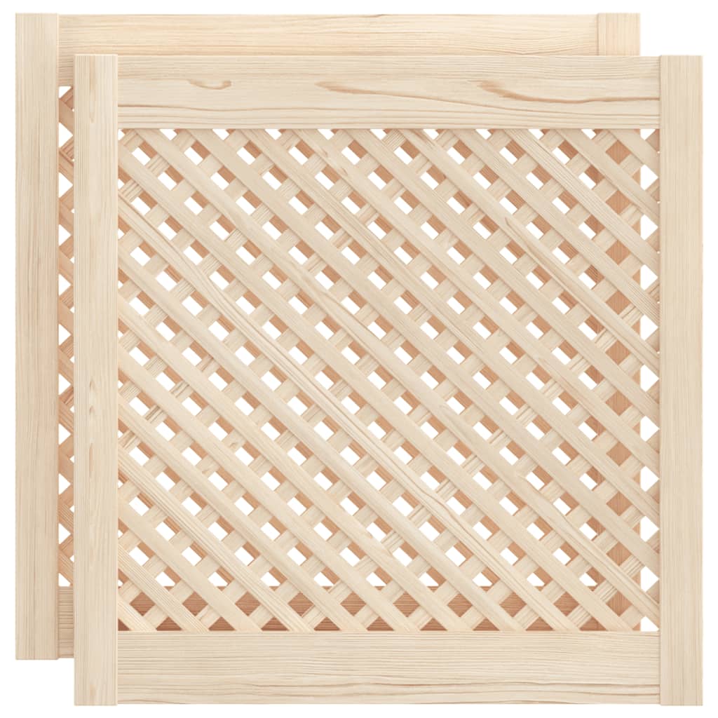 vidaXL Puertas de Armario Entramado Paneles de Aparador Madera de Pino Dimensiones 39.5 x 39.5 cm,  49.5 x 39.5 cm,  39.5 x 61.5 cm y mas
