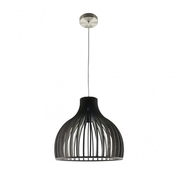 FABRILAMP Colgante Caoba 1xE27 Madera café 35D