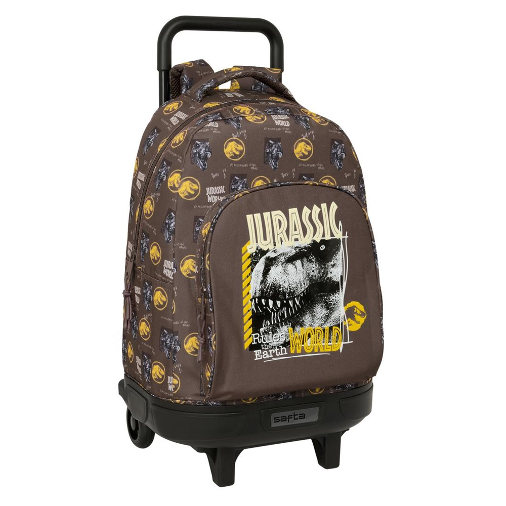 Mochila Gde. C/Ruedas Compact Extraible Jurassic World 33X45X22Cm (Jurassic world 612663918)