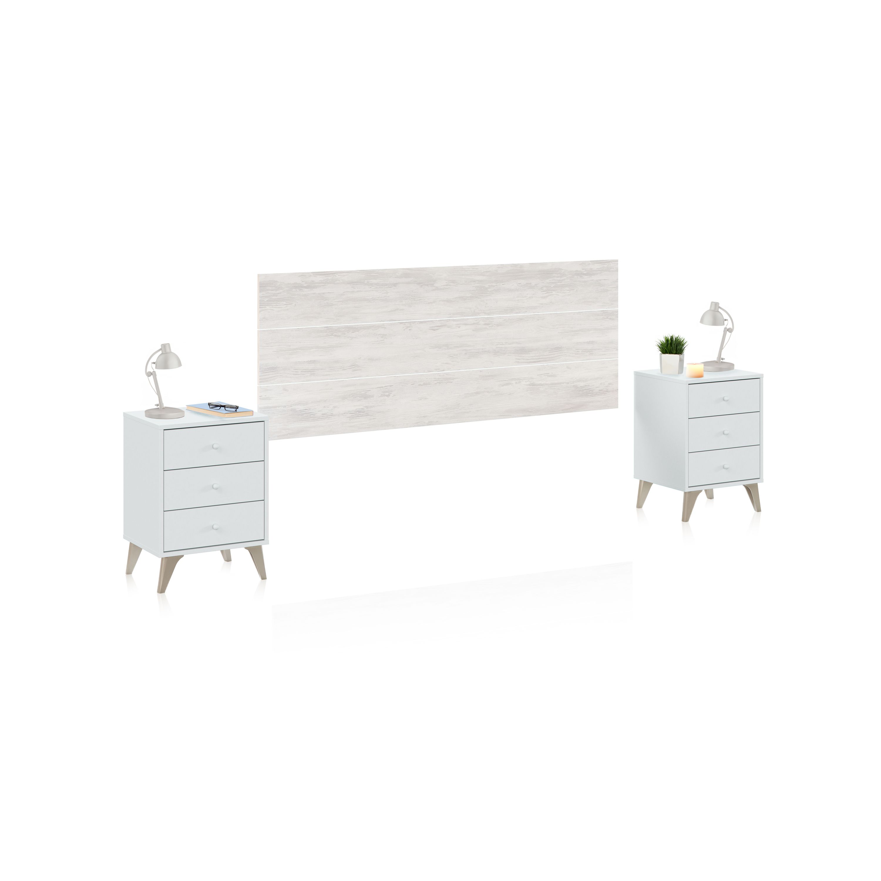 duehome - Cabecero con mesitas Iconic