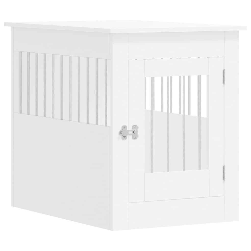 vidaXL Jaula para Perros Caseta Perrera Refugio Madera de Ingeniería Color Roble Sonoma,  Blanco,  Gris sonoma y mas