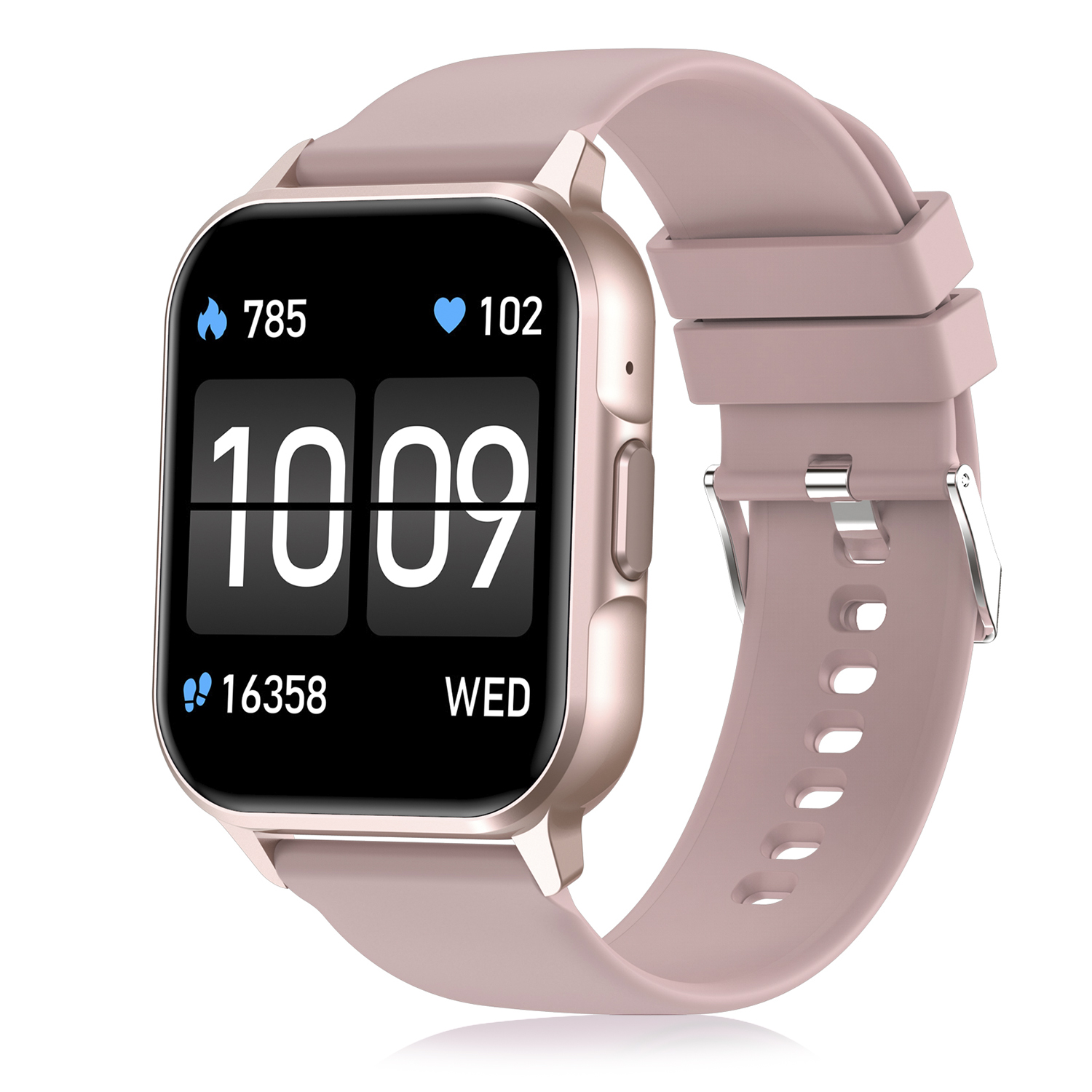 DAM. Smartwatch ZW36 con notificaciones de Apps, varios modos deportivos. Monitor de tensión y oxígeno, termómetro. 3,6x1x5 cm.