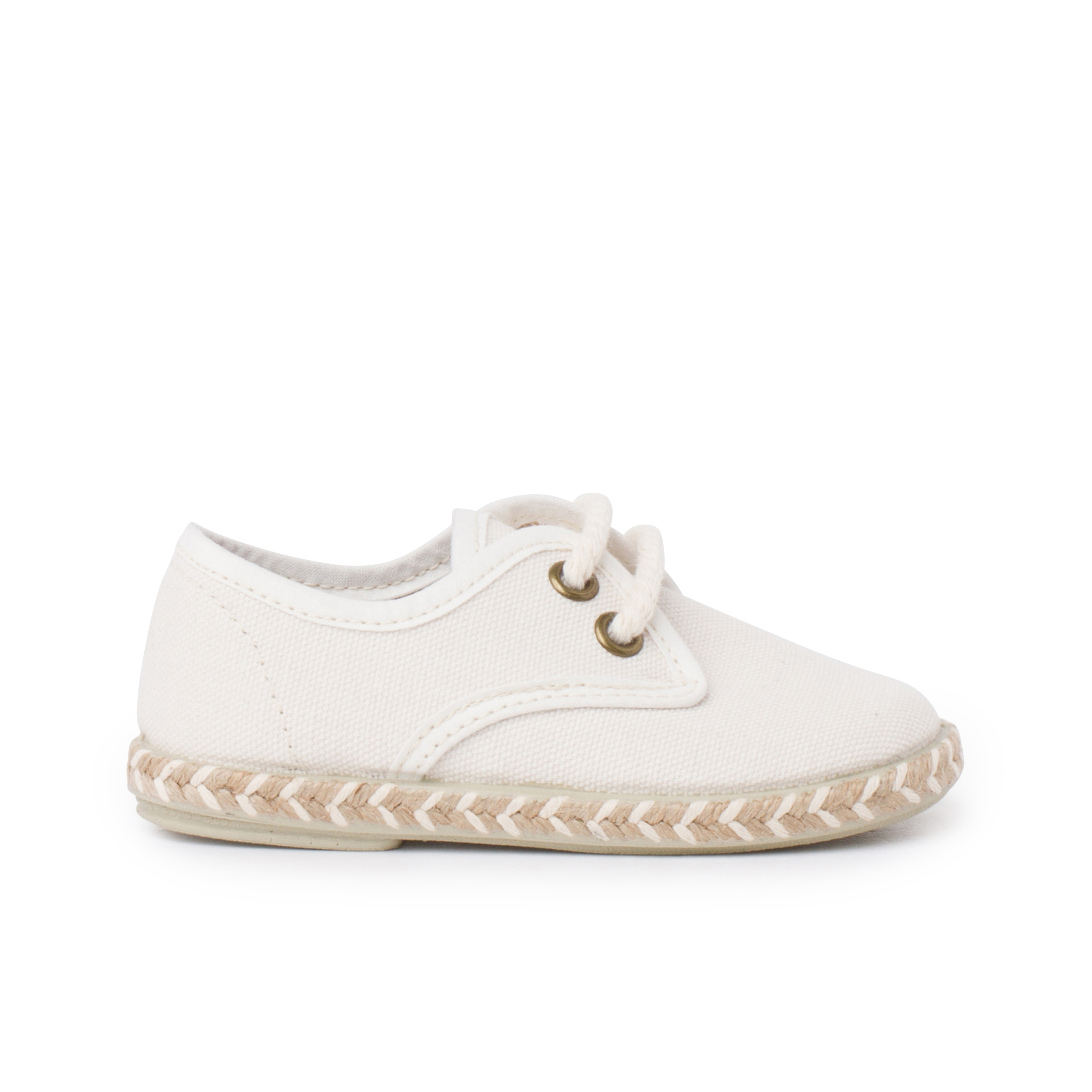 Pisamonas blucher niño lona suela yute bicolor