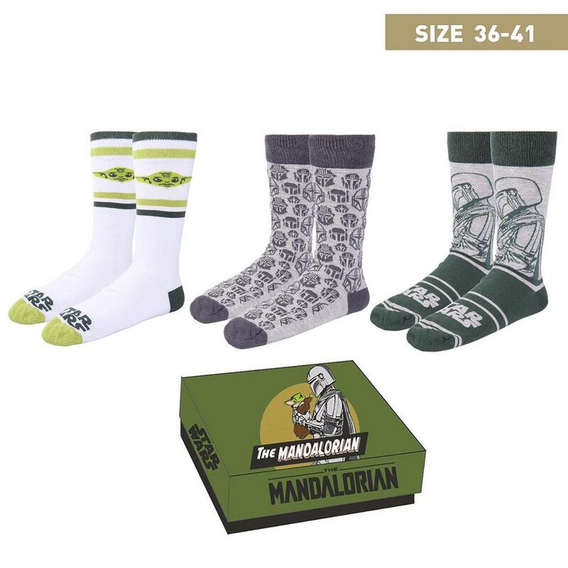 Calcetines Cerdá Star Wars The Mandalorian 3 Pares 36-41