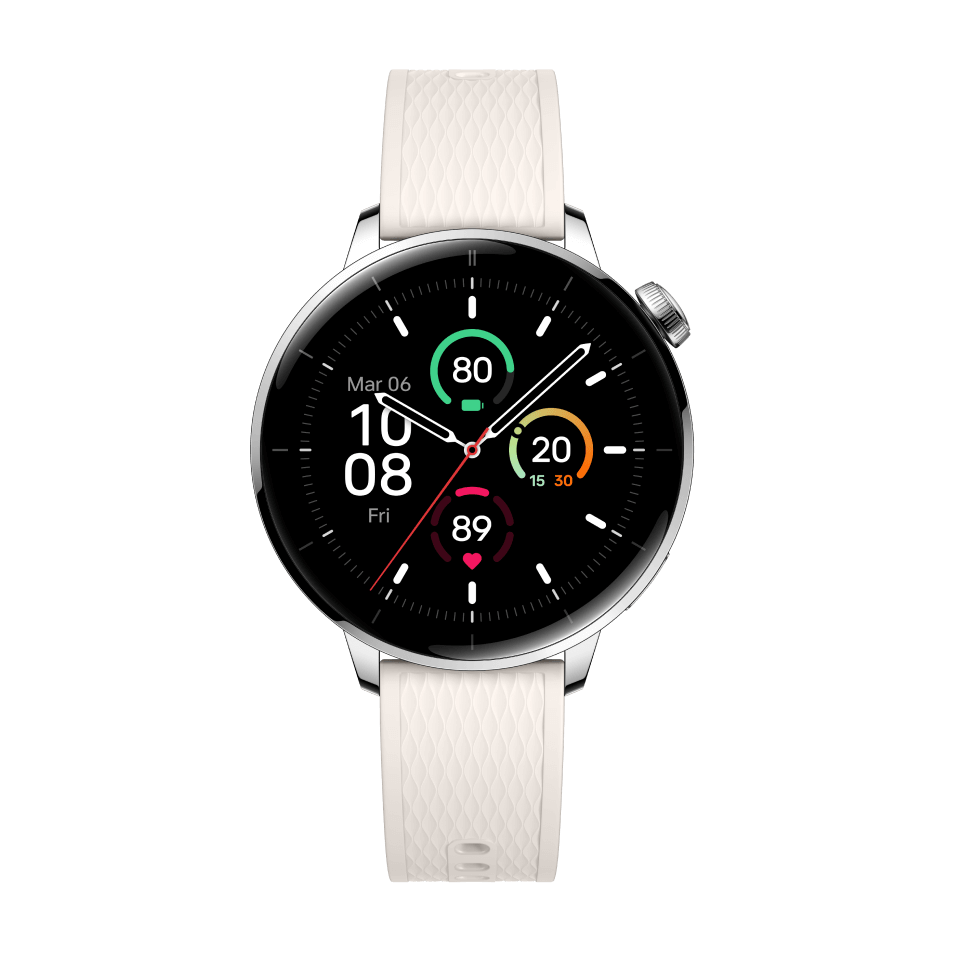 Smartwatch - OnePlus Watch 3 43MM Reloj Inteligente, Batería hasta 60 Horas, más de 100 Modos Deportivos, Resistencia al Agua IP68 y 5 ATM, Monitor de Actividad Física, reloj mujer y hombre