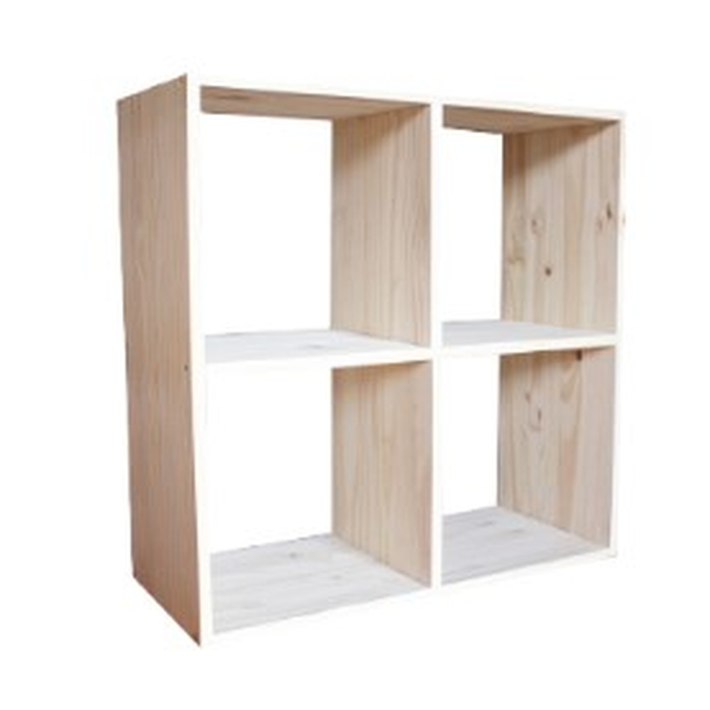 Cubo de almacenamiento 4 compartimento 70,4x70,5x30cm