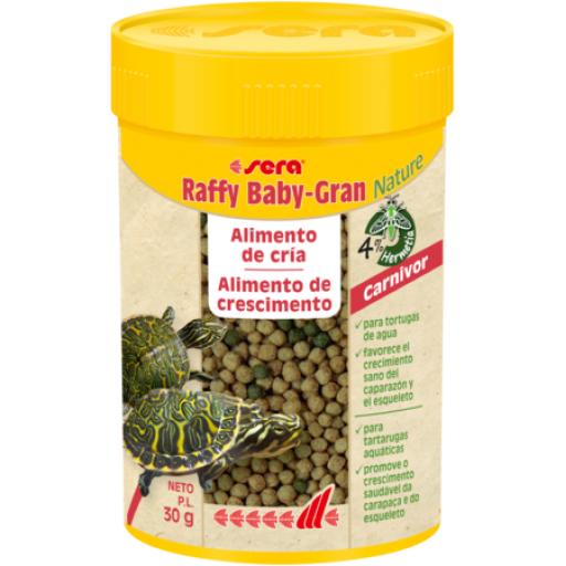 Sera Comida para Crías de Tortugas Reptil Raffy Baby-Gran Nature (Reptiles , Comida) - 30 GR30