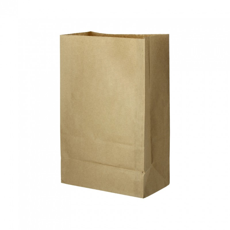 500 Uds. Bolsas de papel kraft grandes sin asas (26+14x40cm) | Ref: BP5
