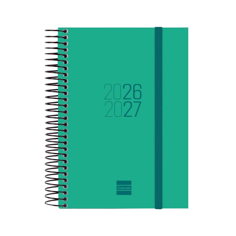 FINOCAM AGENDA ESCOLAR ESPIRAL E8 DP 26-27 VERDE AGENDA ESPIRAL CURSO