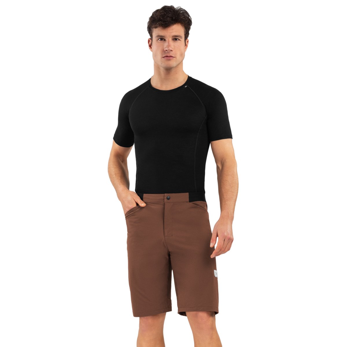 Siroko - Pantalones Corte Baggy DWR Ciclismo para Hombre_