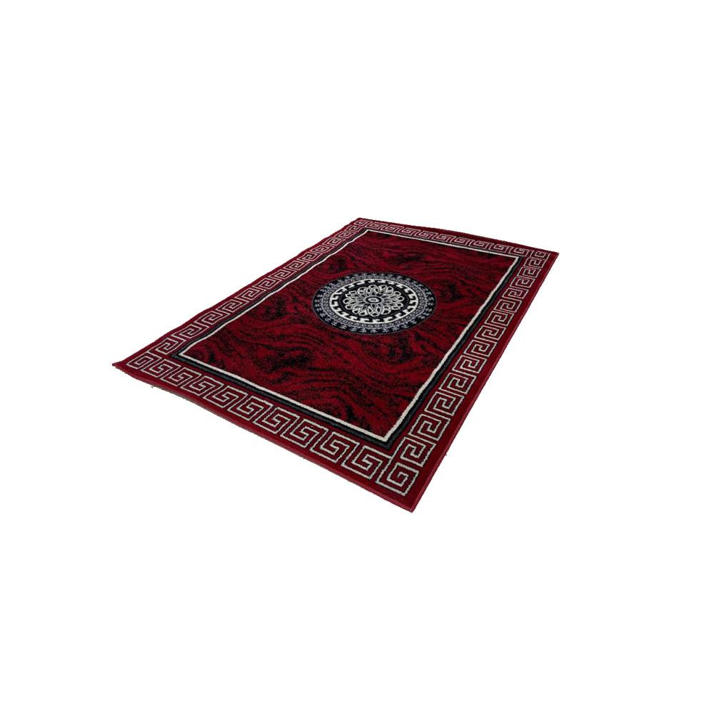 Alfombra de Hogar 100% Polipropileno 135 x 190 cm modelo OLIMPIA (Rojo) - CREVICOSTA QUALITY MARK MARCAS DE CALIDAD