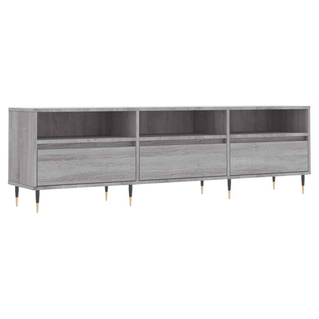 Vidaxl Mueble de TV de Madera Contrachapada con Amplio Espacio de Almacenamiento