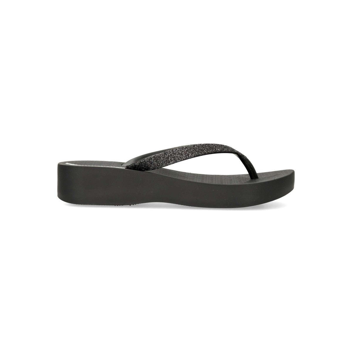 Rider - Chanclas sandalia de playa mujer con tiras glitter, suela anatómica de goma gruesa y flexible, estilo esclava ideal para piscina y verano