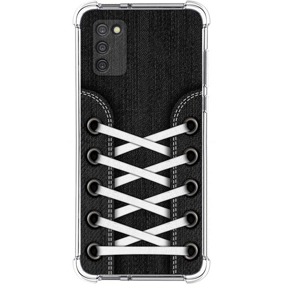 Funda Silicona Antigolpes para Samsung Galaxy A03s diseño Zapatillas 02 Dibujos