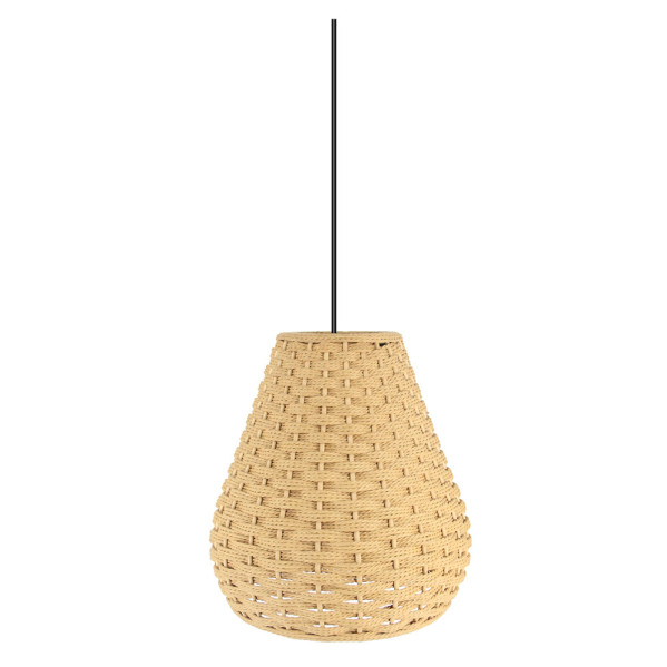 Colgante Modelo Alente Marron Natural De Bambu