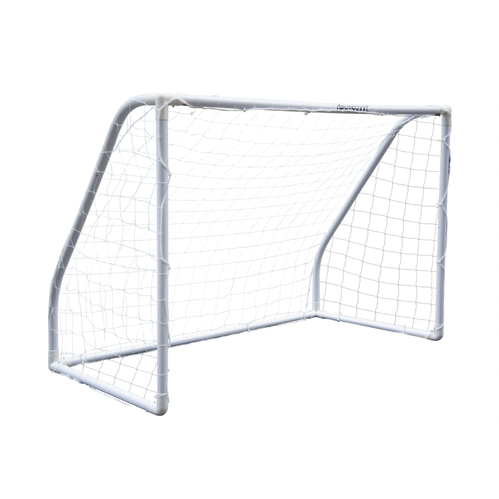 Devessport Portería de Fútbol PVC Blanca 180 x 91 x 120 cm