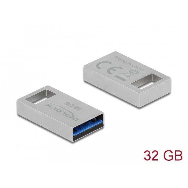 DeLOCK Memoria USB 3.2 Gen 1 32 GB - Carcasa metálica