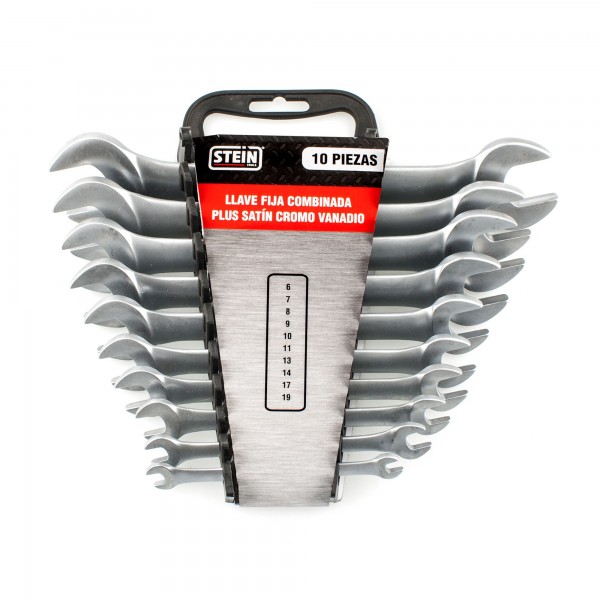 Llave fija stein cr-van. 10 pc.