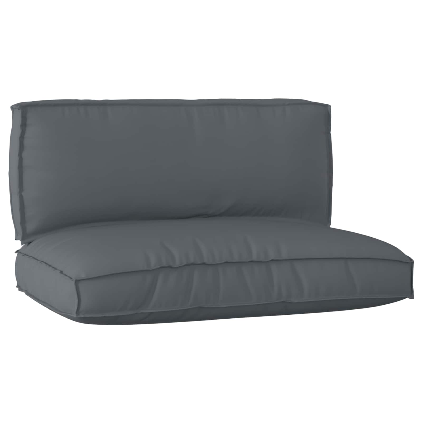 vidaXL Juego de Cojines para Palets 2 pcs Antracita Tela Oxford
