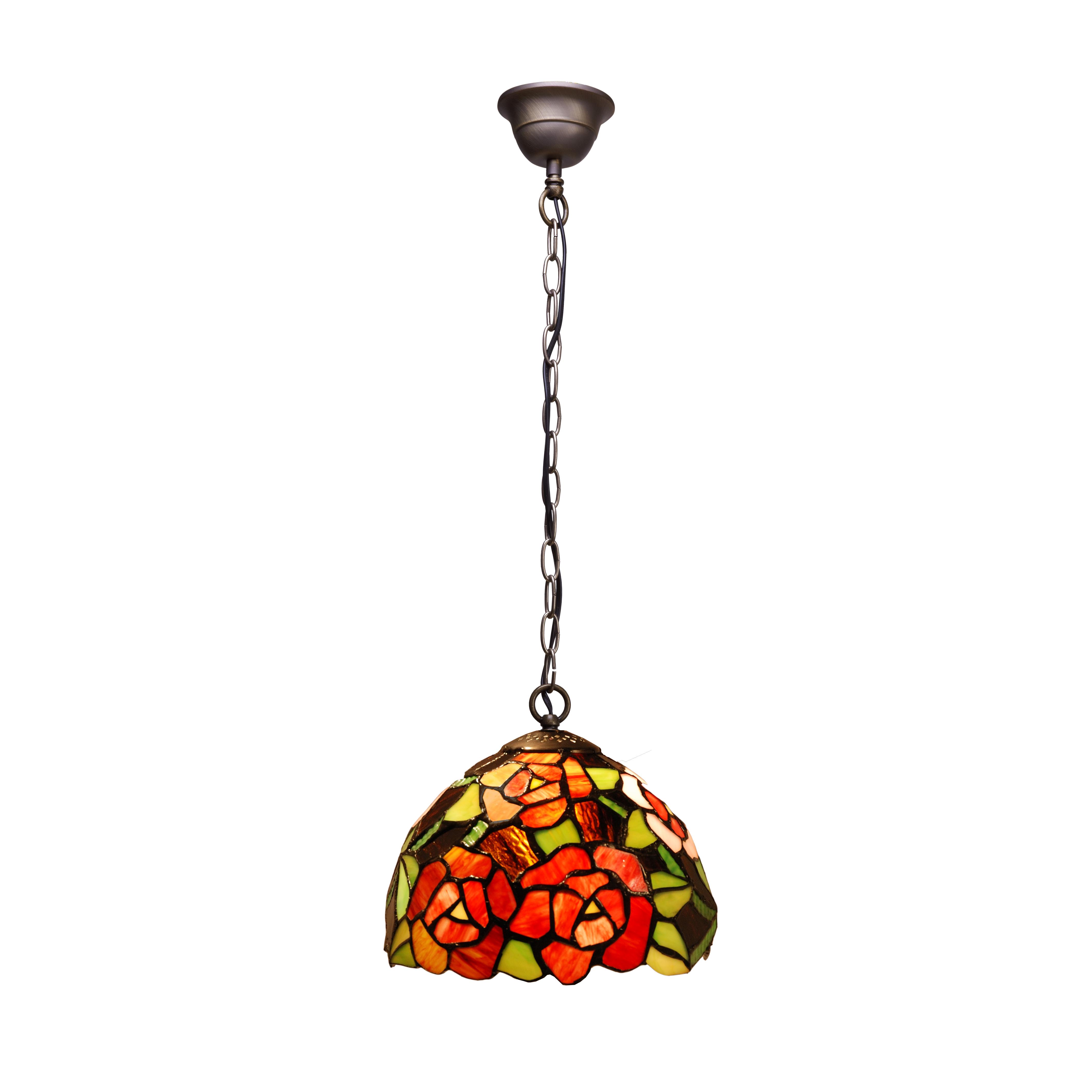 Colgante de techo con cadena y pantalla diámetro 20cm Serie New York FIJALO LG247799